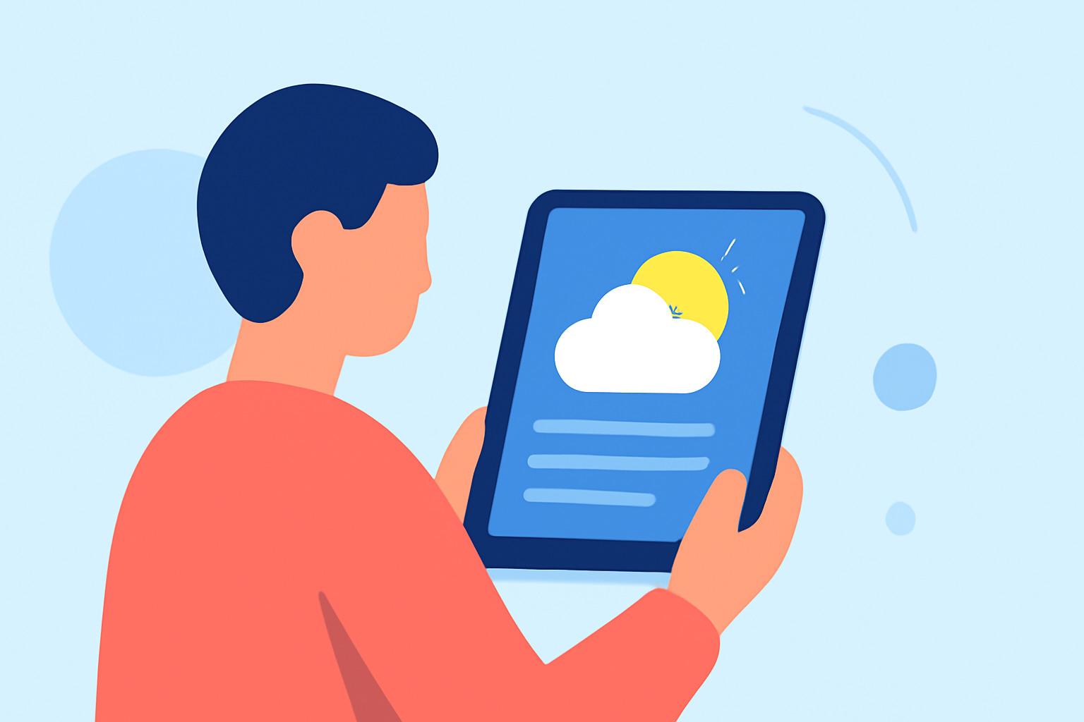 Essential Weather Tips for Travelers: Navigating Layovers on a Tablet