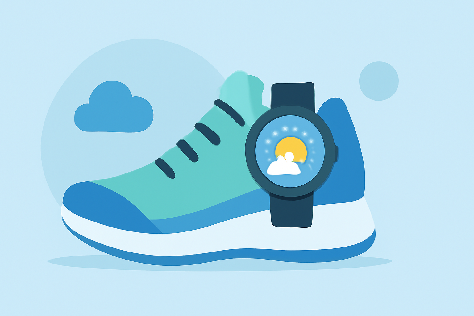 Weather-Aware Shoes for Beginners on Wear OS