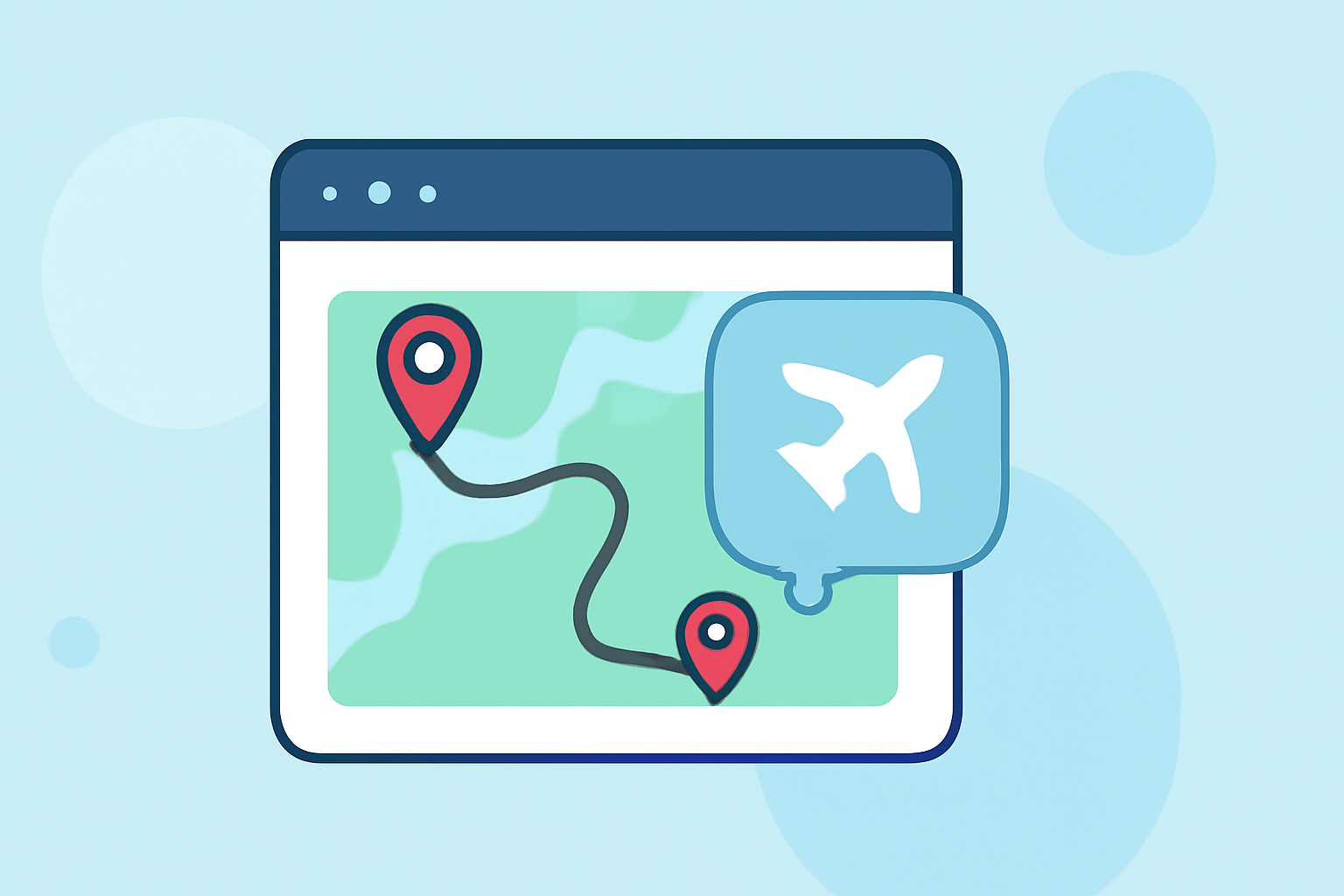 Creating Engaging Travel Map Overlays for Social Media