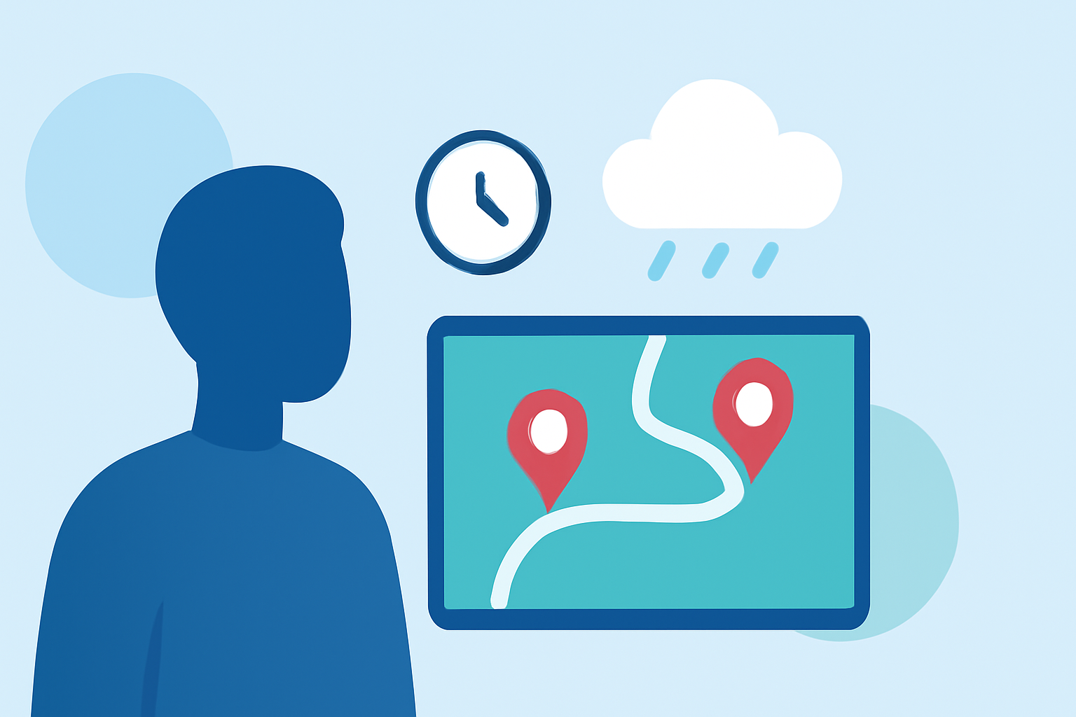 Planning Your Travel: How to Determine Rain Start Times Along Your Route