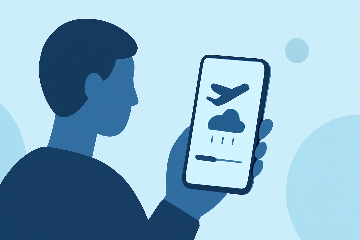 Understanding and Managing Flight Delays Due to Rain: A Mobile Guide