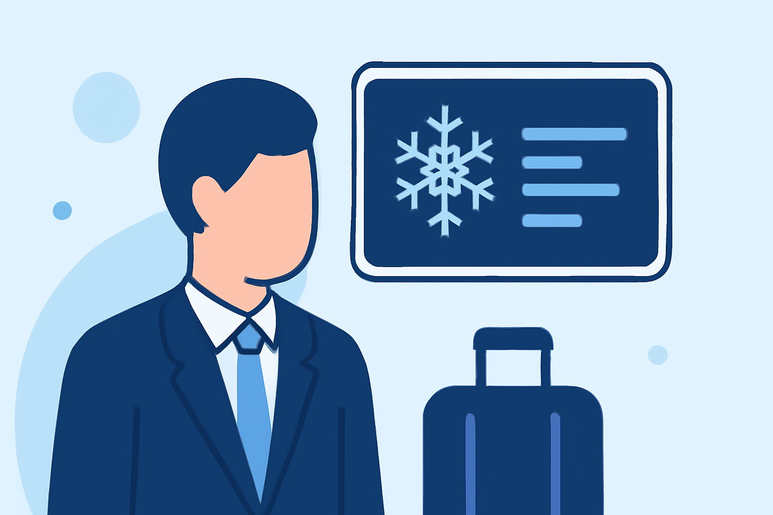Navigating Snow Delays at Your Departure Airport: A Step-by-Step Guide for Business Travelers