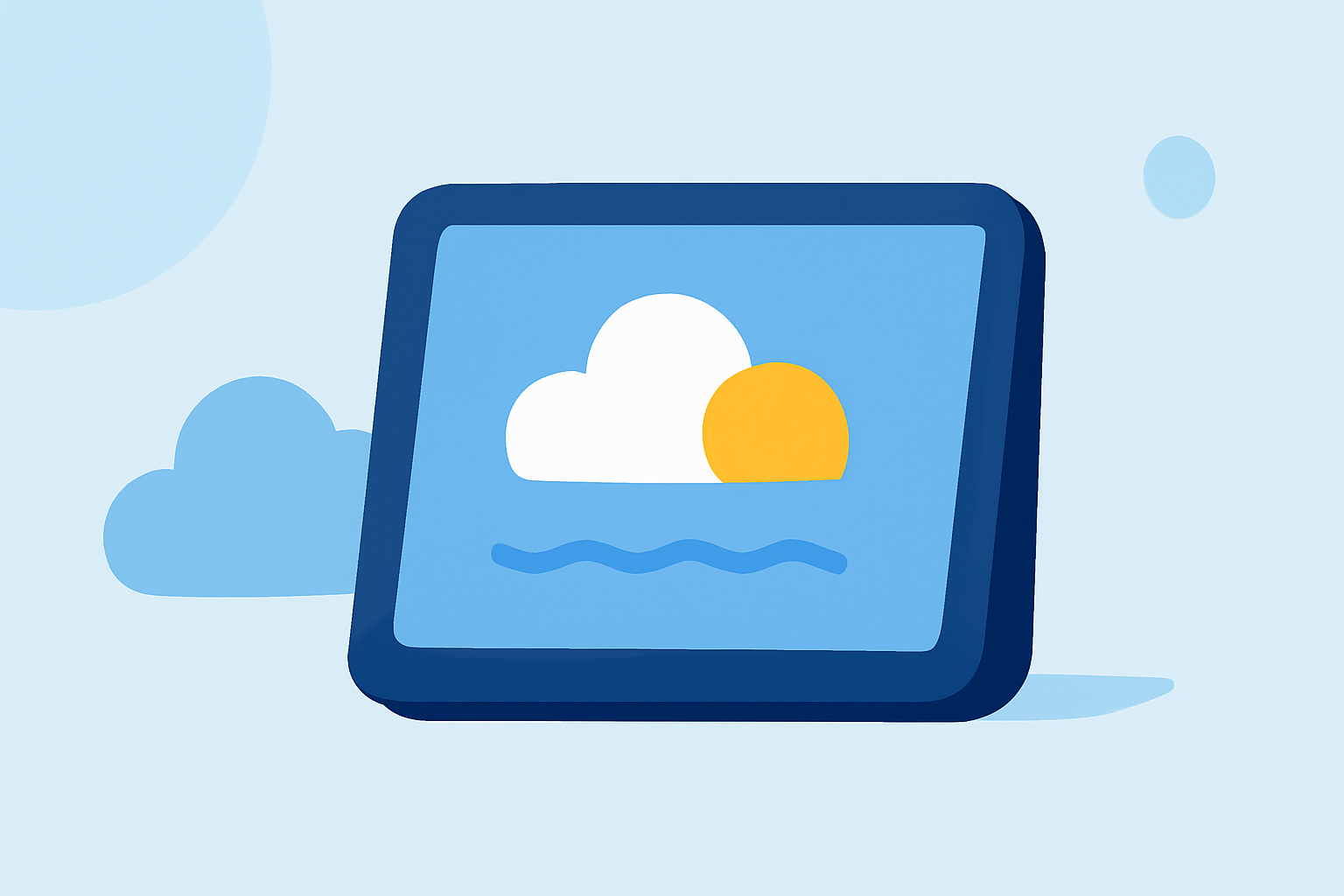 An Introduction to Weather for Swimming on a Smart Display