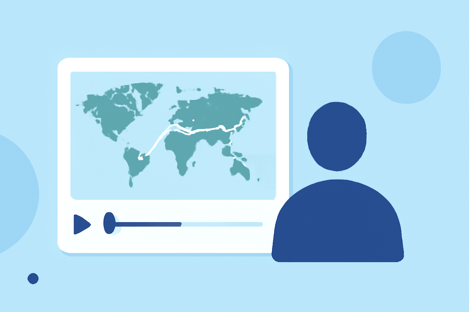 How to Add World Map Travel Route Overlays to Your Travel Reels