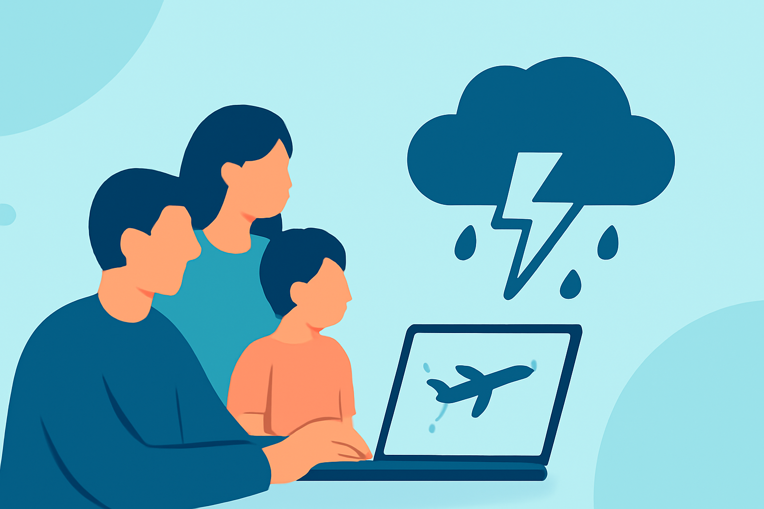 Navigating Flight Rebooking During Storms: A Family Guide