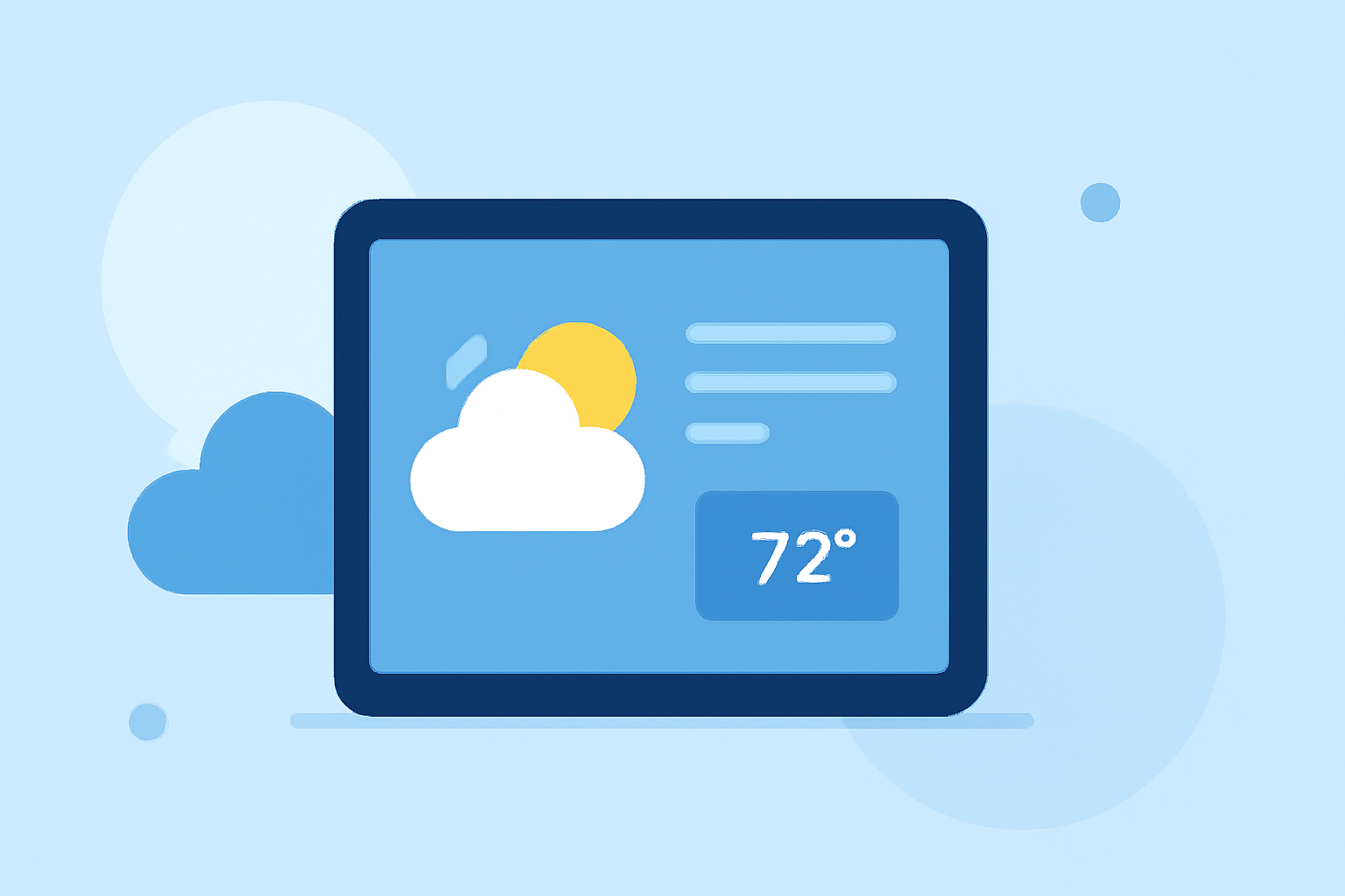Enhancing Your Tablet's Home Screen with Weather Updates