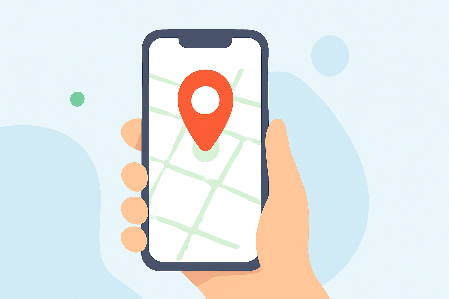 Destination Pin Map Overlay Tips With a Phone