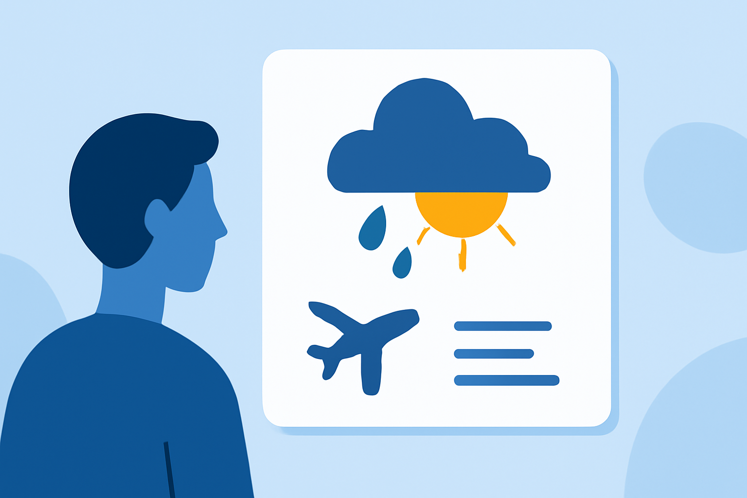 Navigating Weather for Outdoor Activities on Long-Haul Flights
