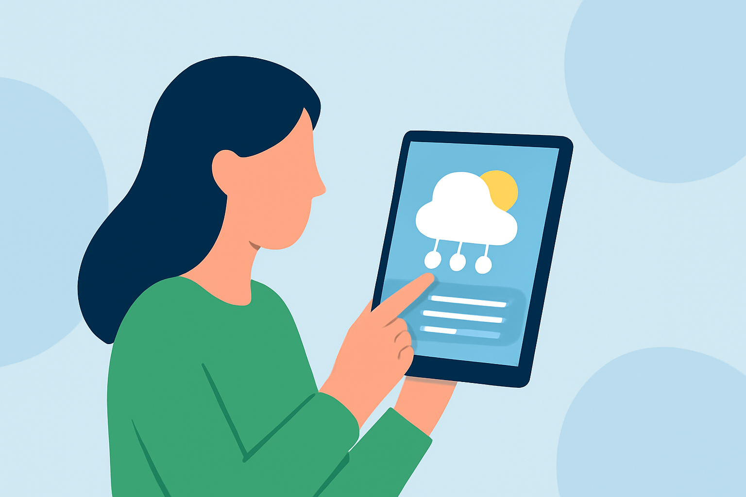 Weather Planning for Outdoor Pilates: Essential Tips Using Clime on iPad