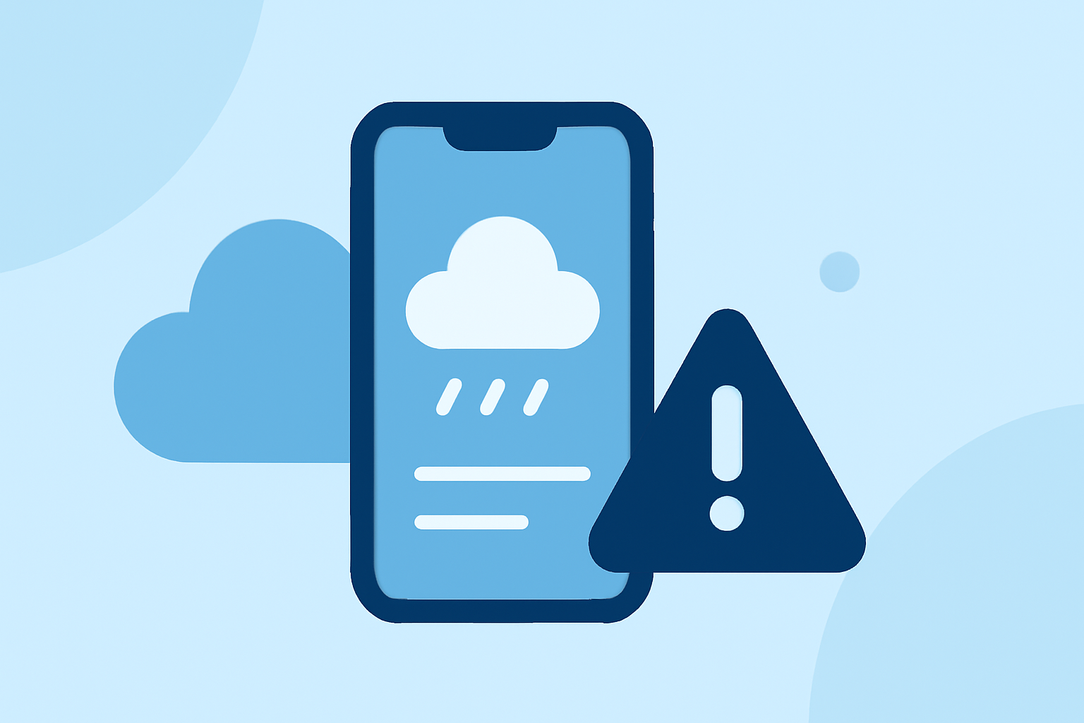 Navigating Delay-Prone Weather Conditions on Android