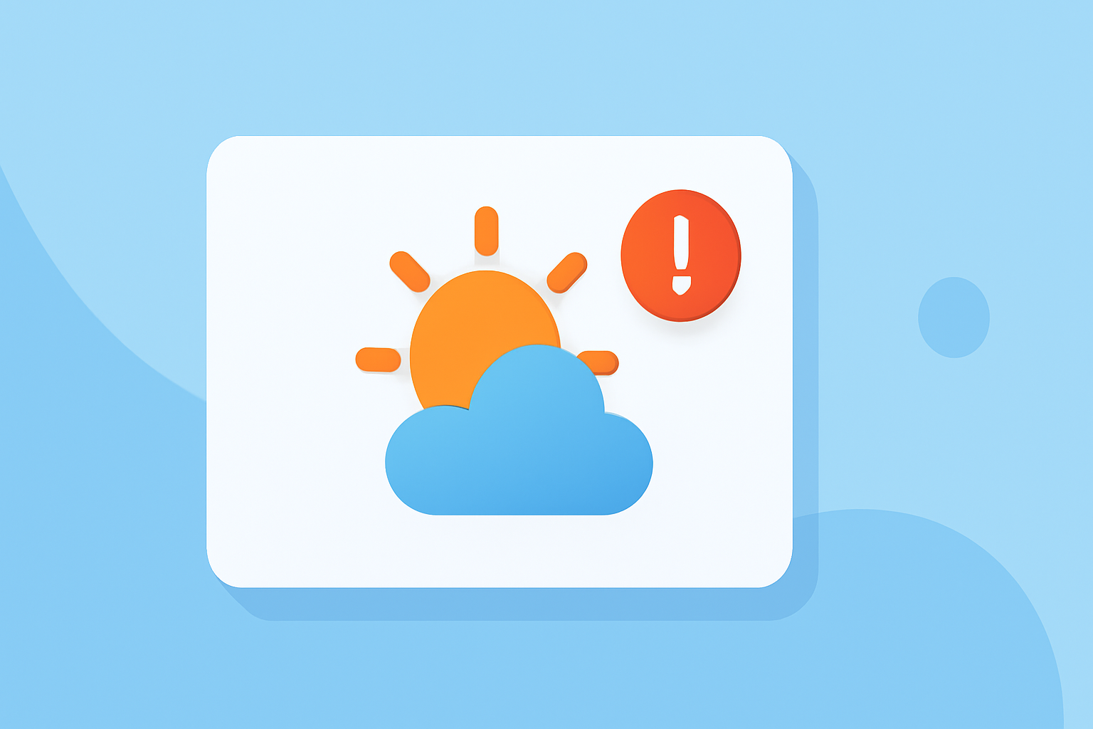 Stay Informed: Quick Weather Notification Badges During Heat Waves
