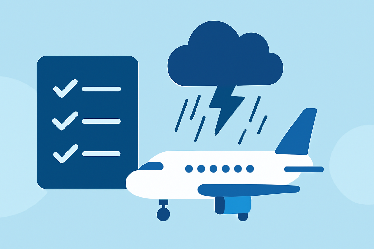 What to Do When a Storm Grounds Flights: A Checklist for Cautious Flyers