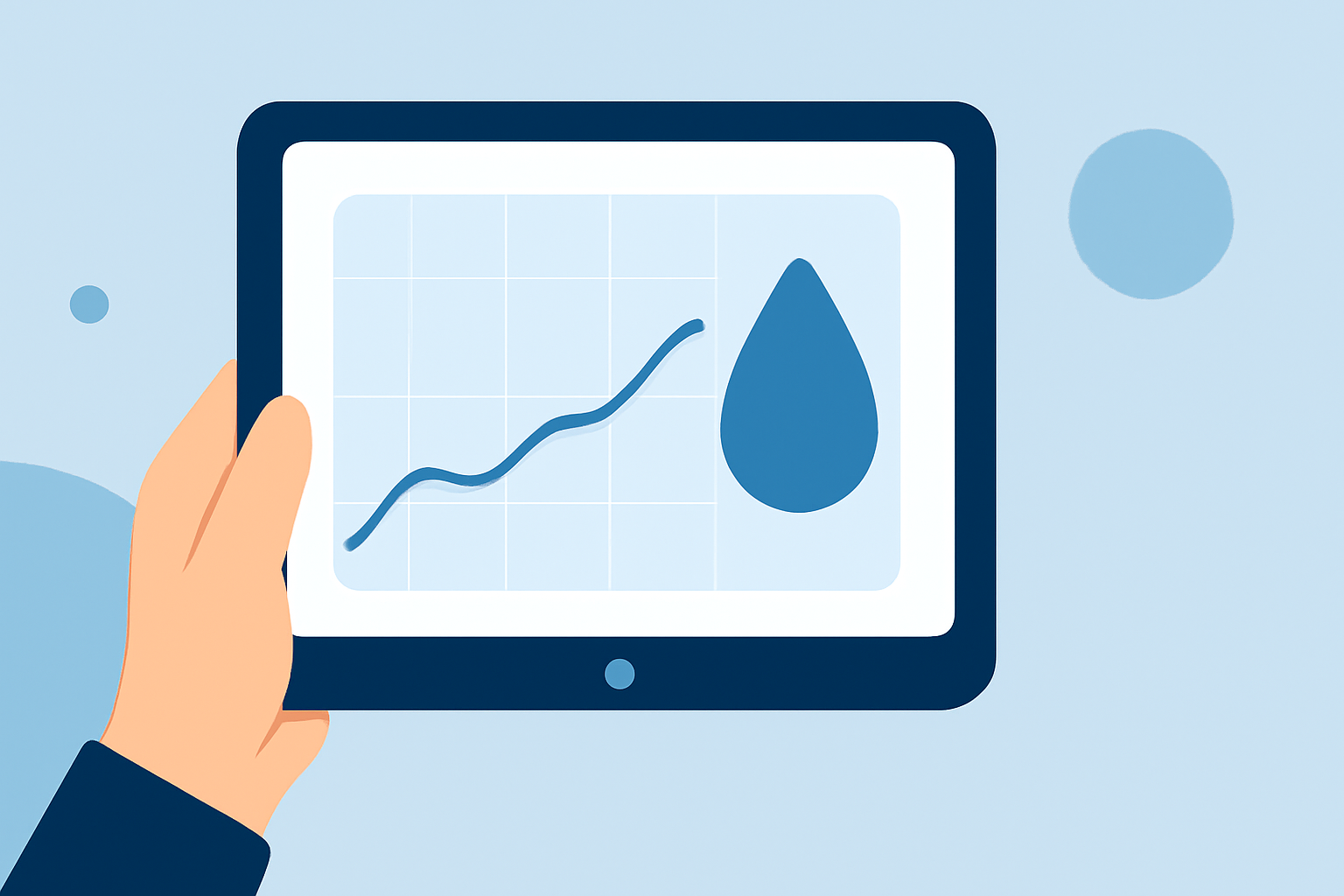 Understanding Dew Point Basics on a Tablet