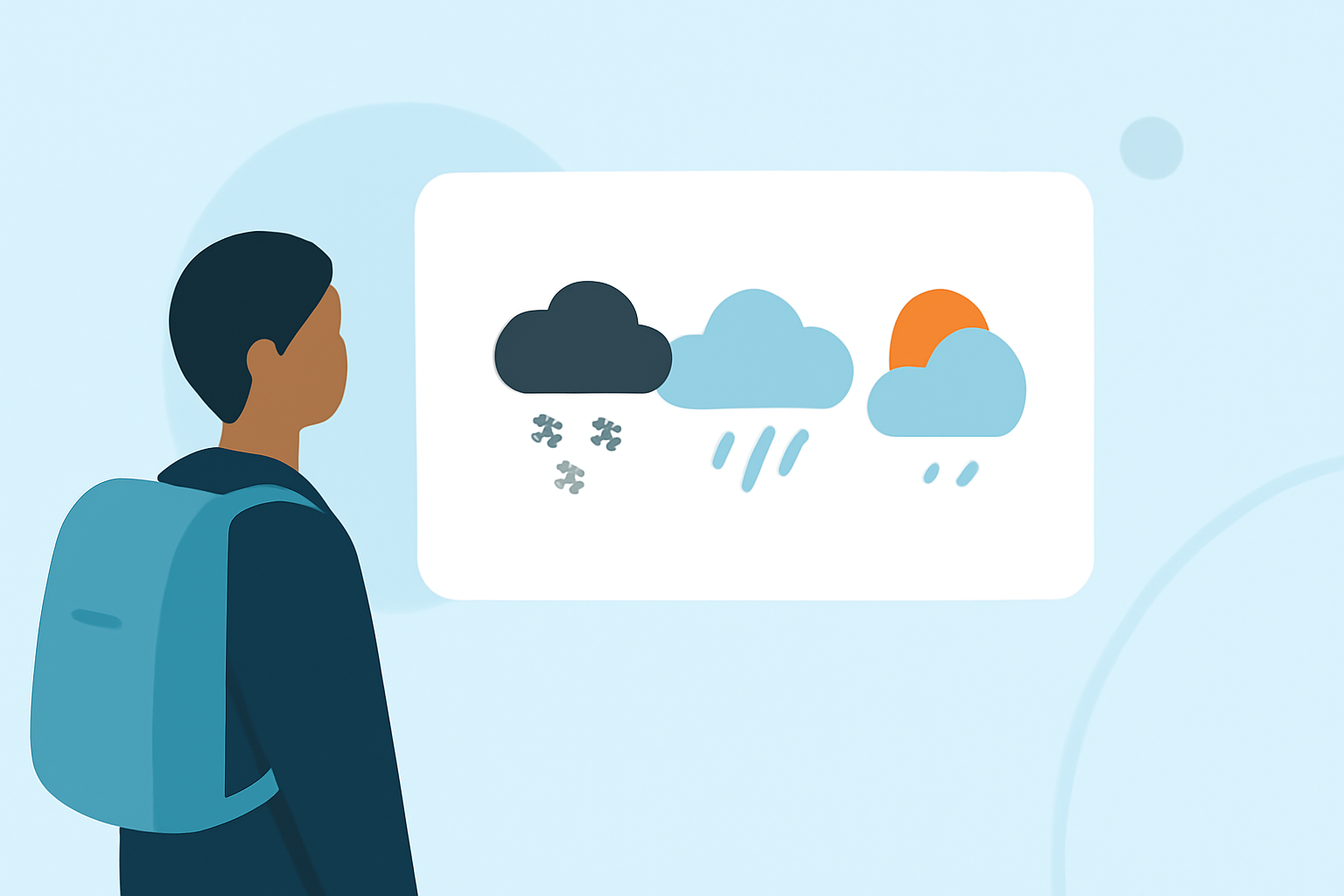 Navigating Mixed Precipitation Forecasts During Travel