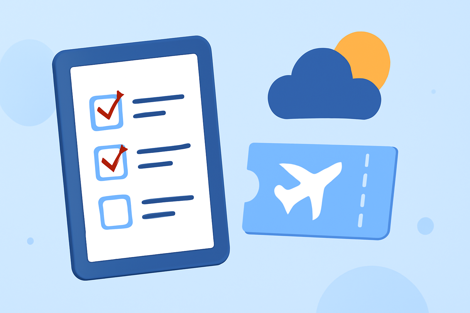 Essential Checklist for Vacation Planning: Destination Weather and Flight Timing