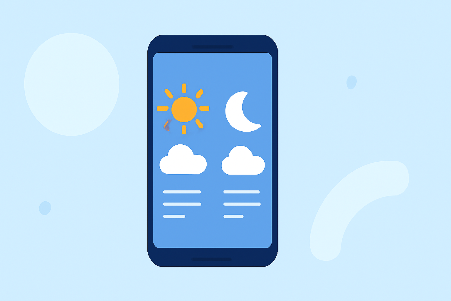 Morning vs Evening Airport Weather Cheat Sheet for Android Users