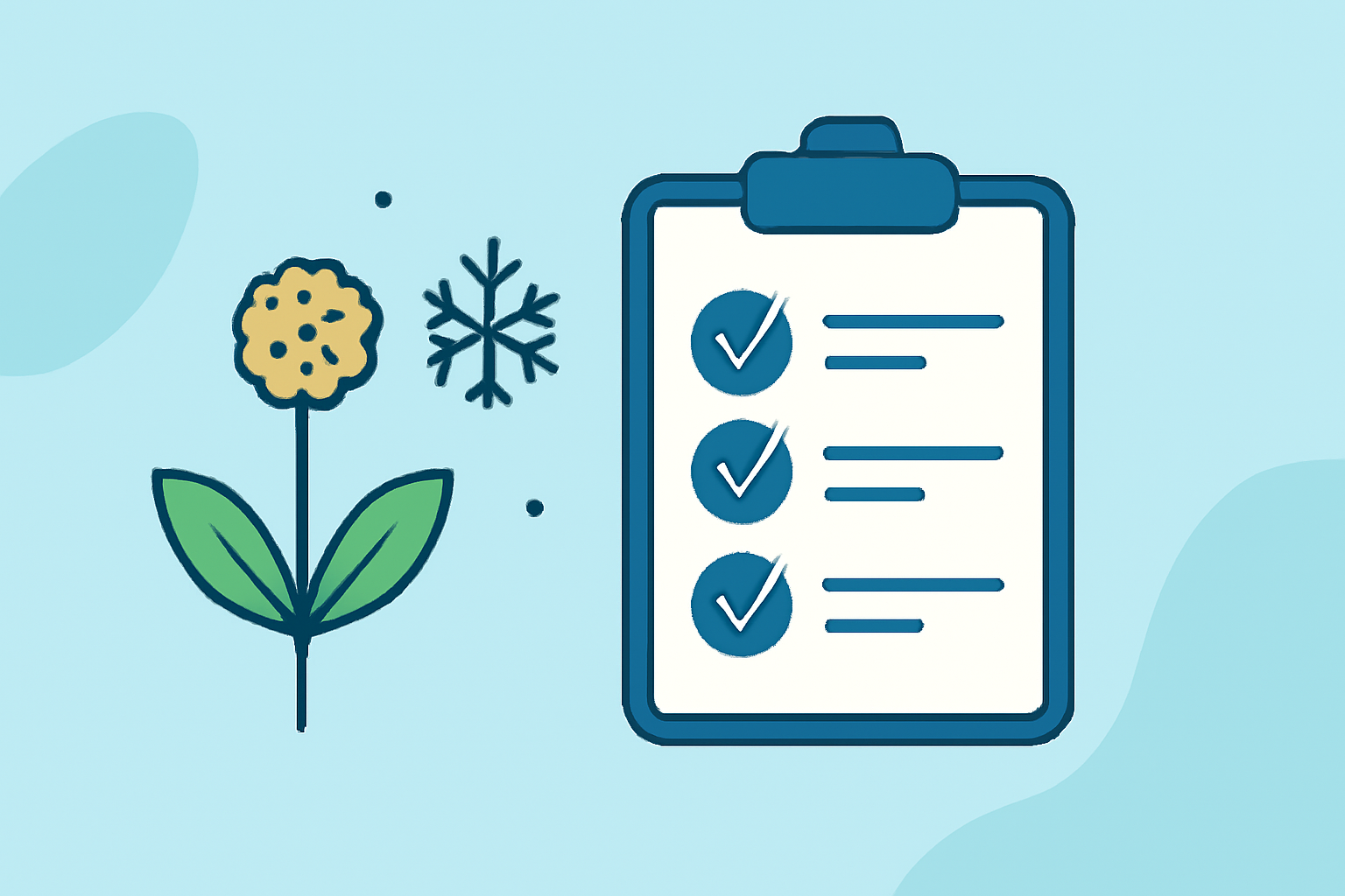Weed Pollen Checklist During Winter Storms