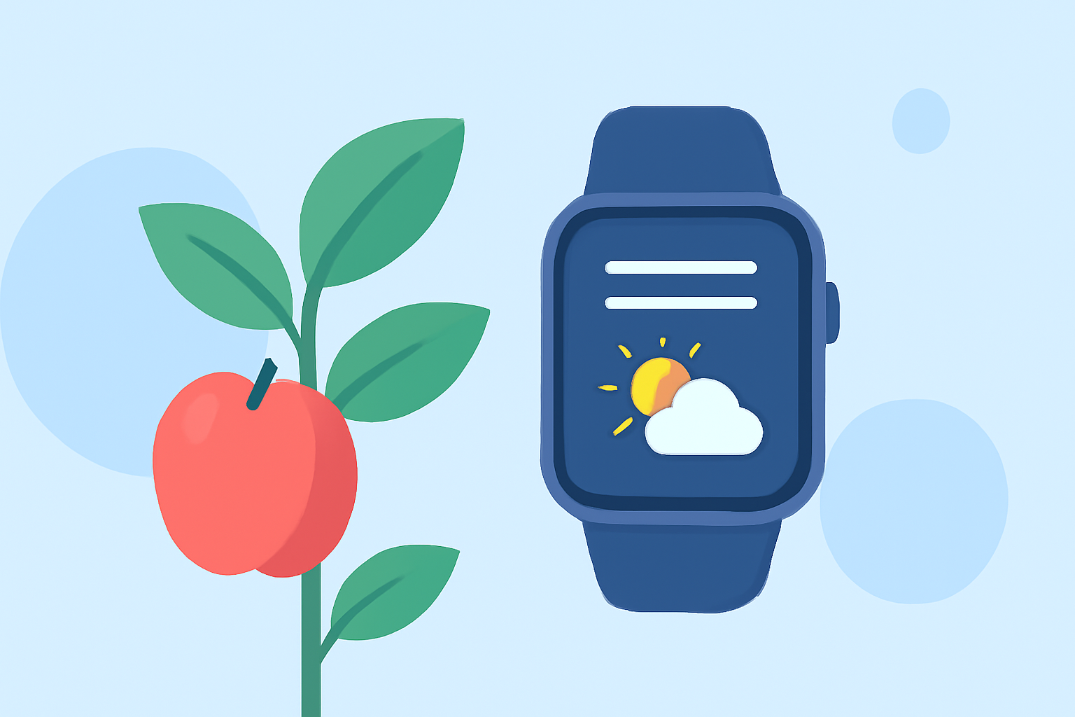 Optimizing Fruit Growth with Apple Watch Weather Insights