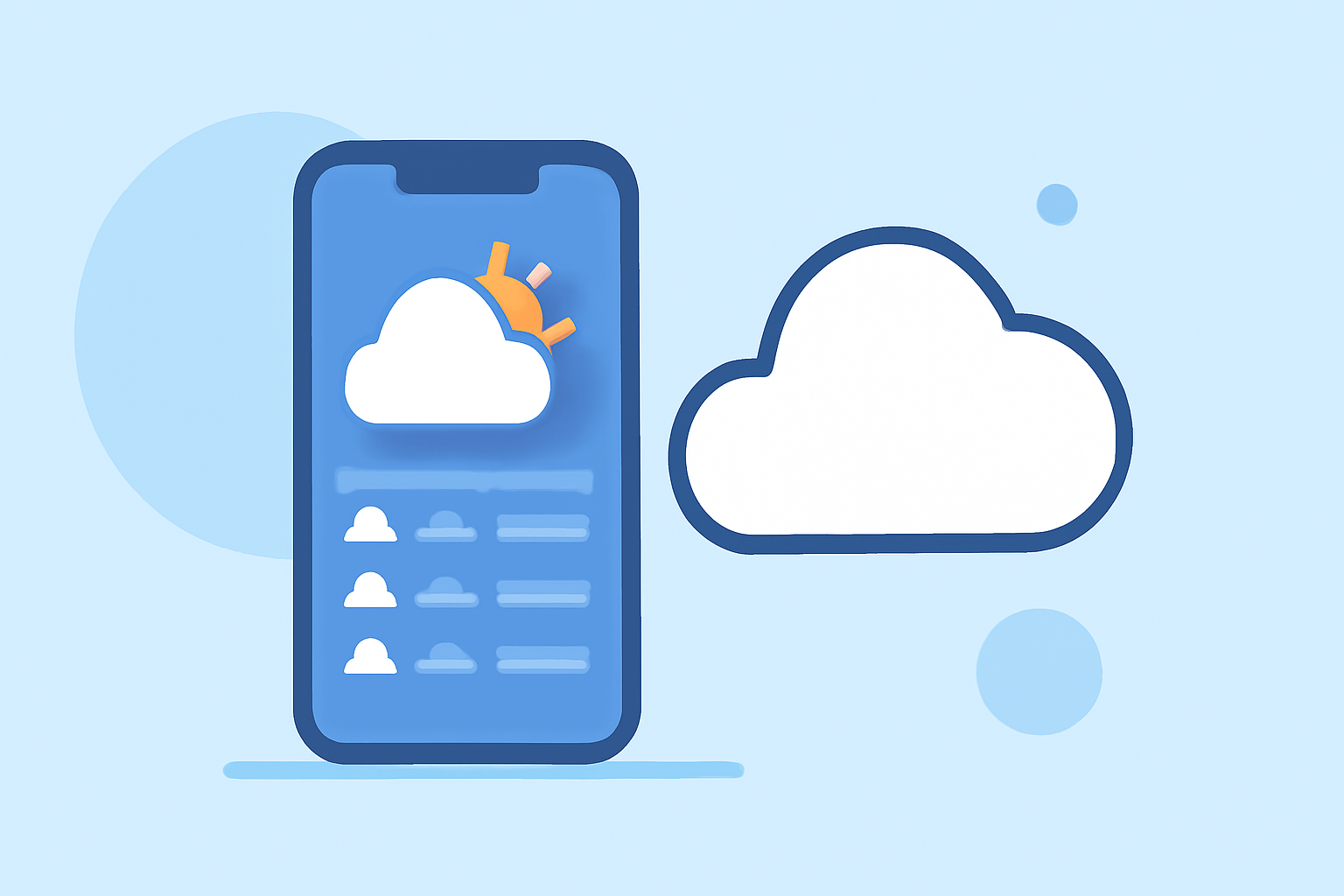 Quick Long-Term Weather Forecasts on iPhone