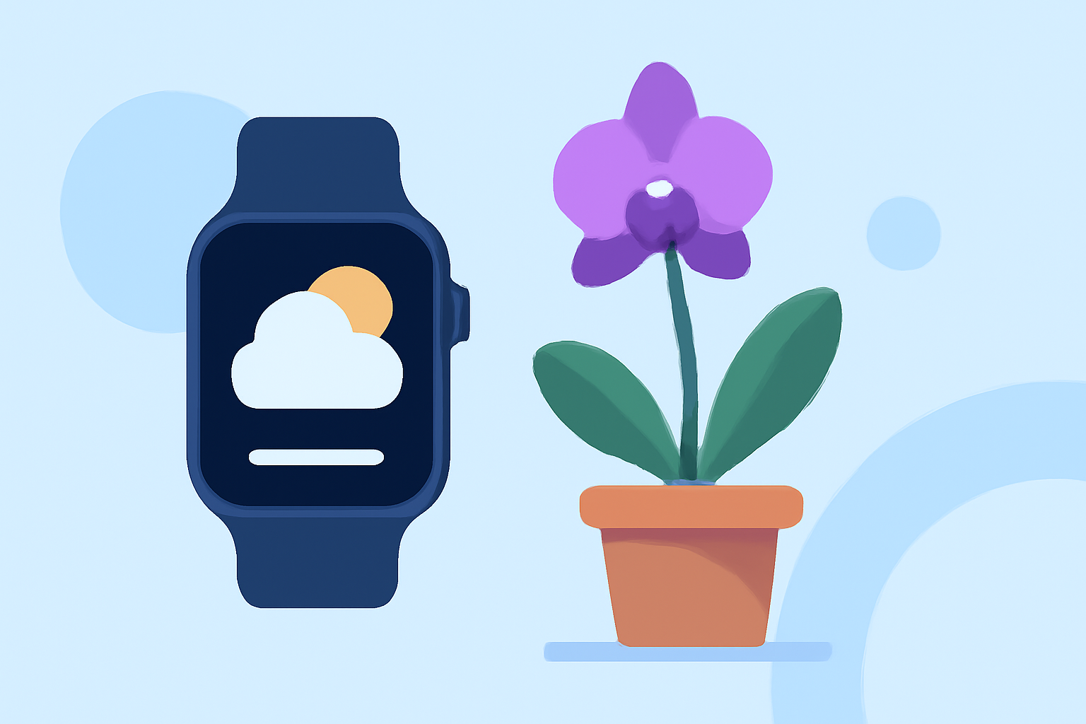 Optimizing Orchid Growth with Apple Watch Weather Apps