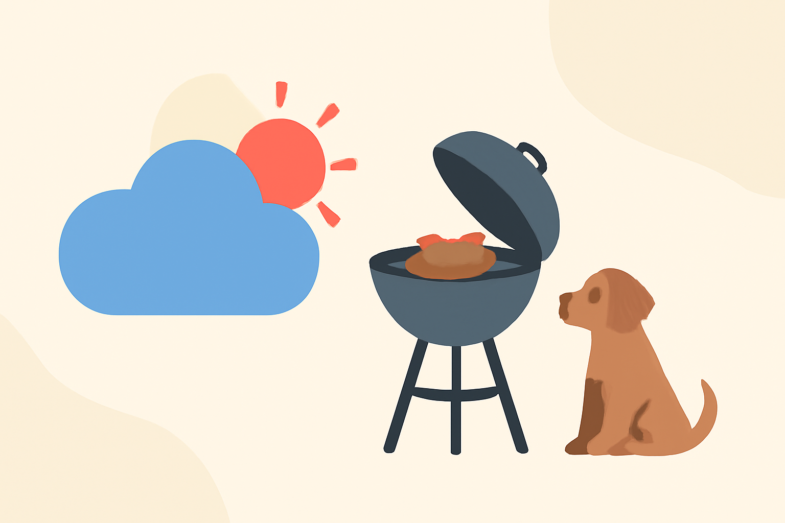Weather Considerations for Outdoor Barbecues with Pets