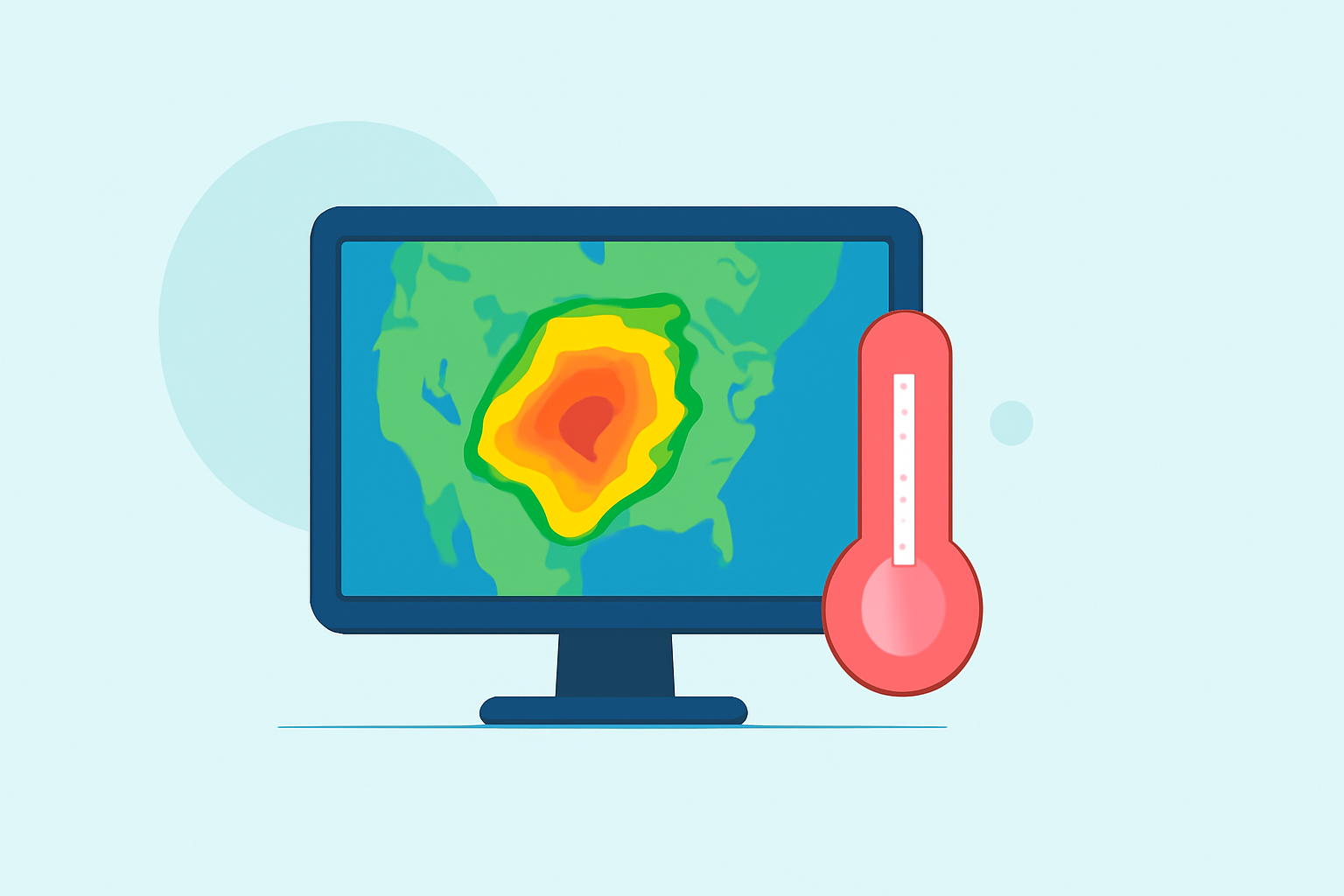 Understanding Base Reflectivity Maps During Heat Waves