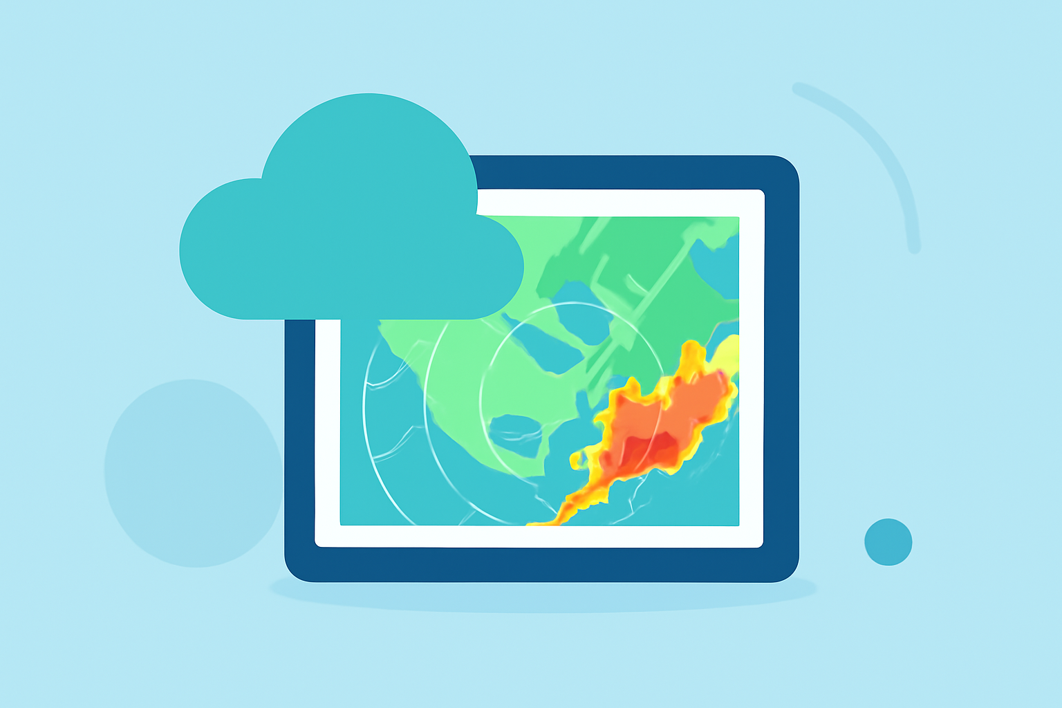 Live Weather Radar Mistakes to Avoid on a Tablet