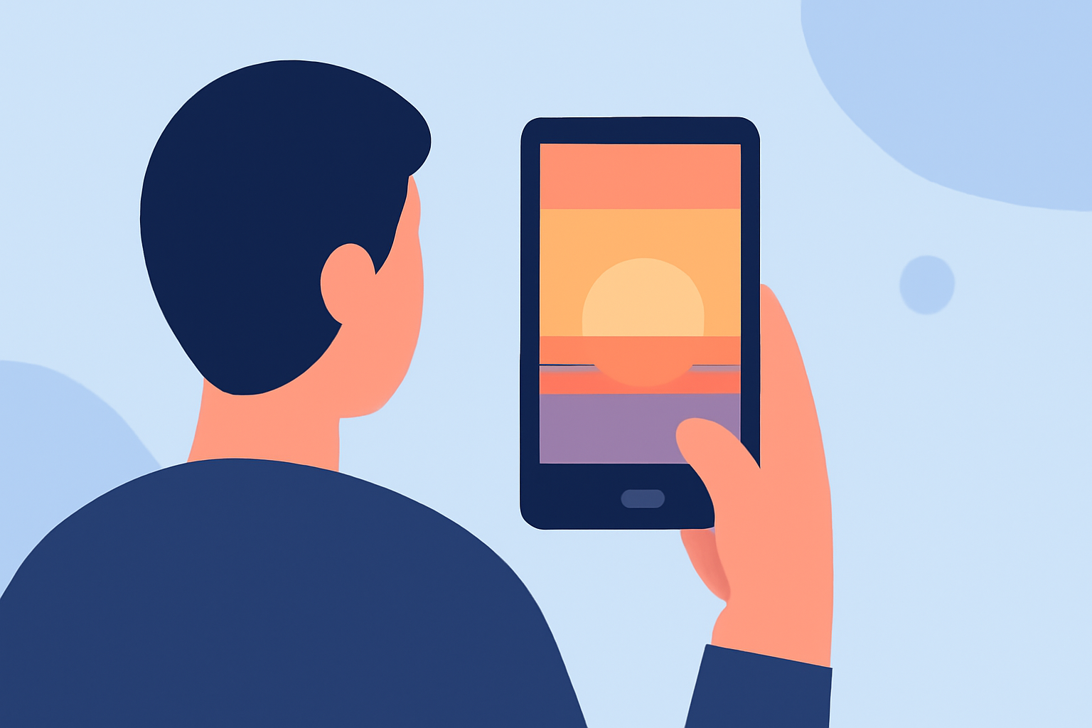 Enhancing Sunset Photos Captured Through Windows Using Only Your Smartphone