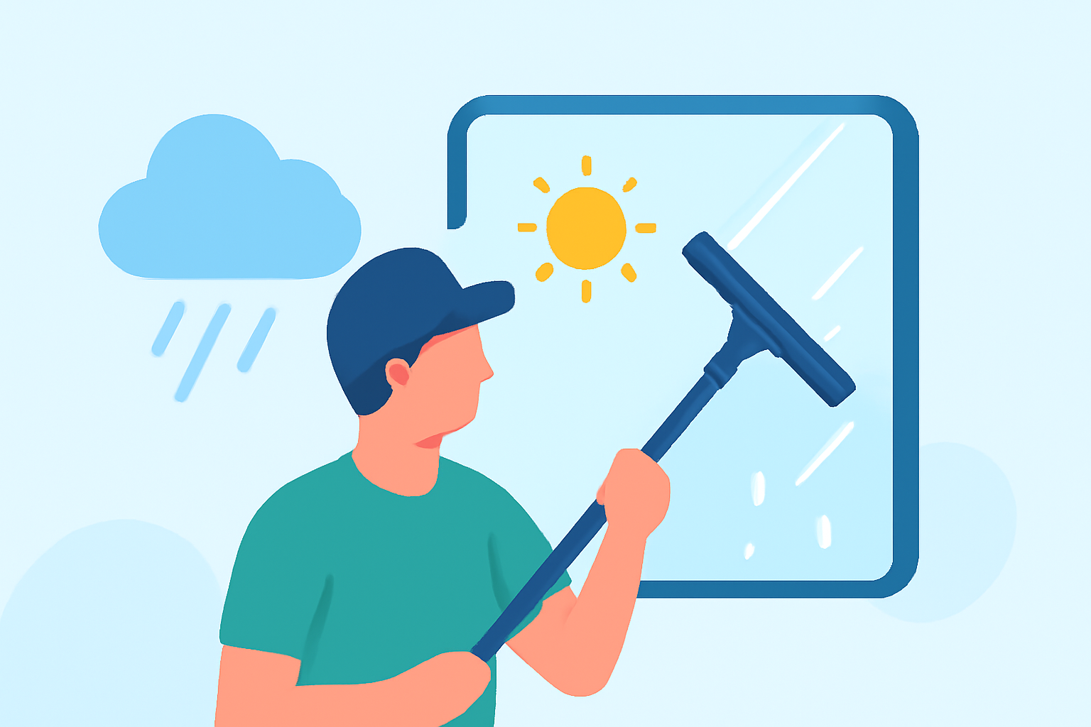 Weather Considerations for Outdoor Window Cleaning