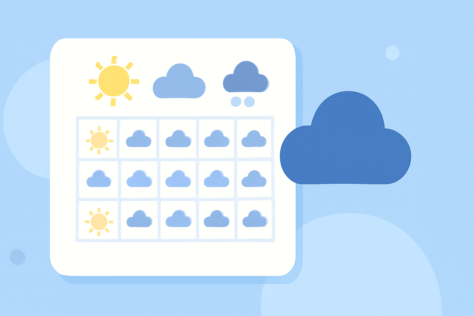 Crafting a 30-Day Weather Forecast Cheat Sheet from Scratch