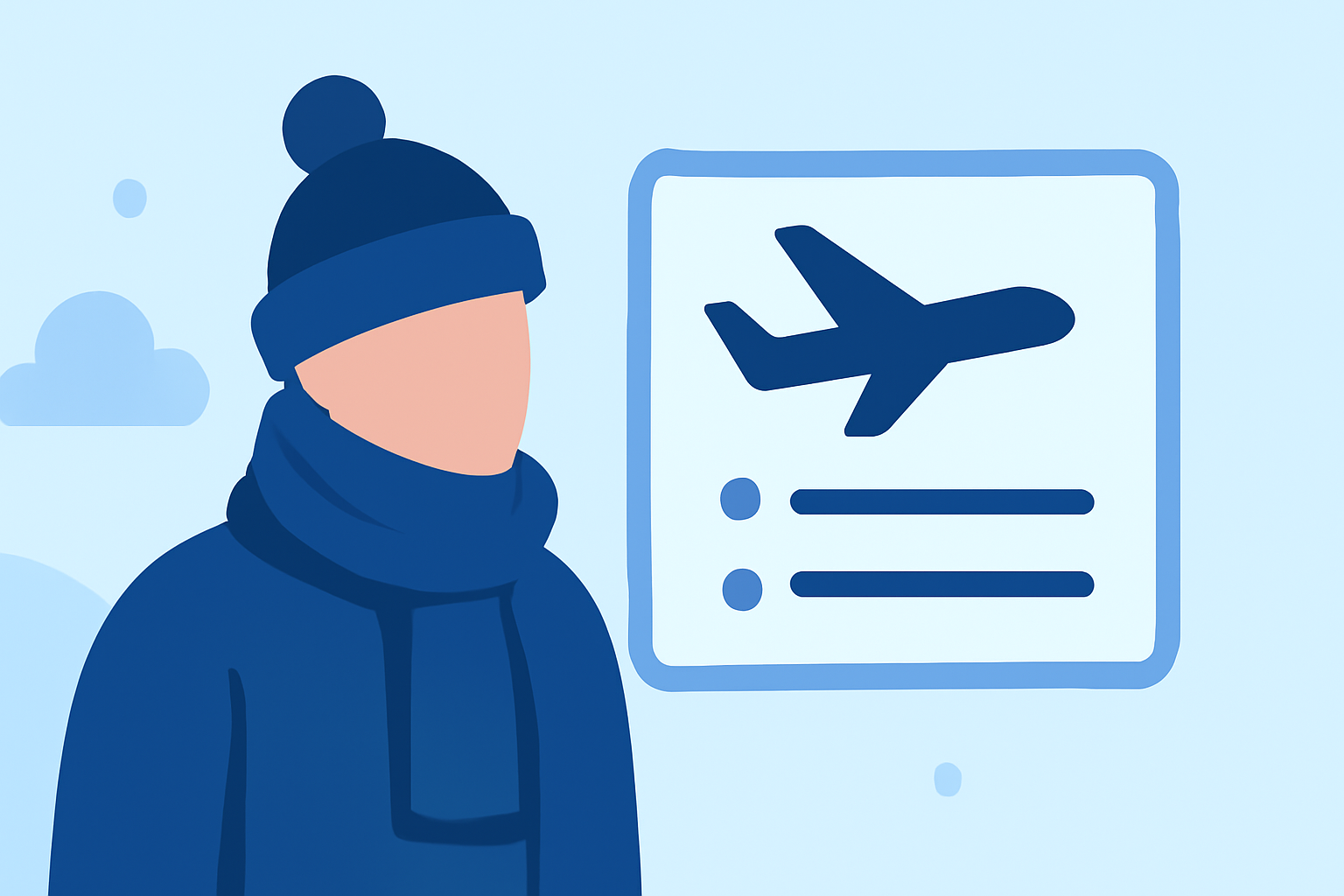How to Navigate Cold-Weather Airport Delays in Real Time
