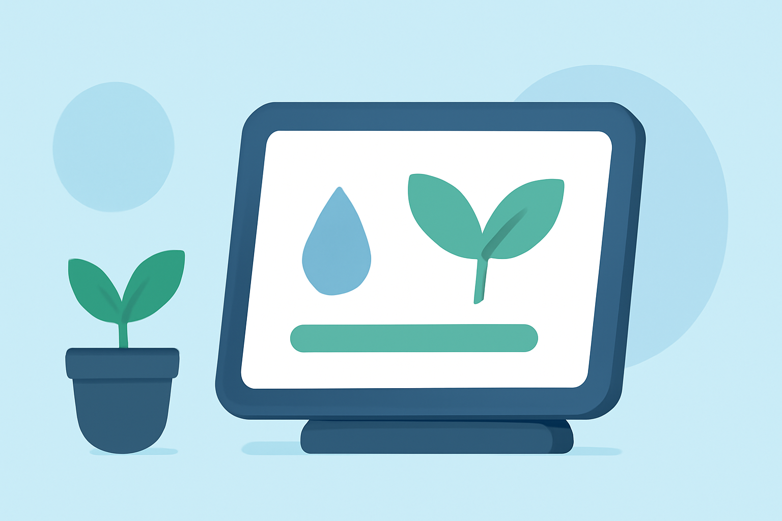 An Introduction to Humidity for Plants on a Smart Display