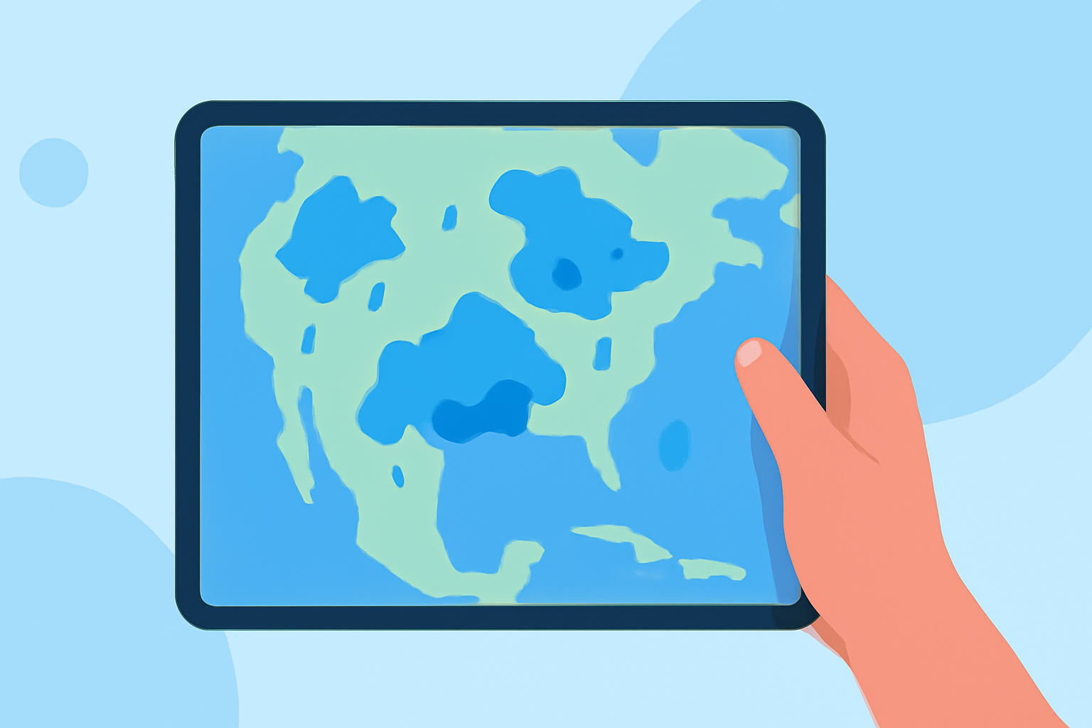 Exploring Precipitation Maps on iPad: An Overview
