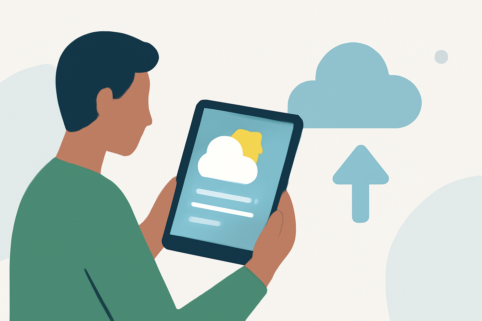 Easy Weather Planning for Outdoor Filming on a Tablet
