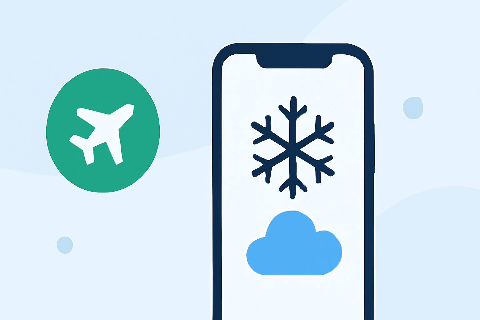 How to Check Snow Conditions at Your Arrival Airport on Android