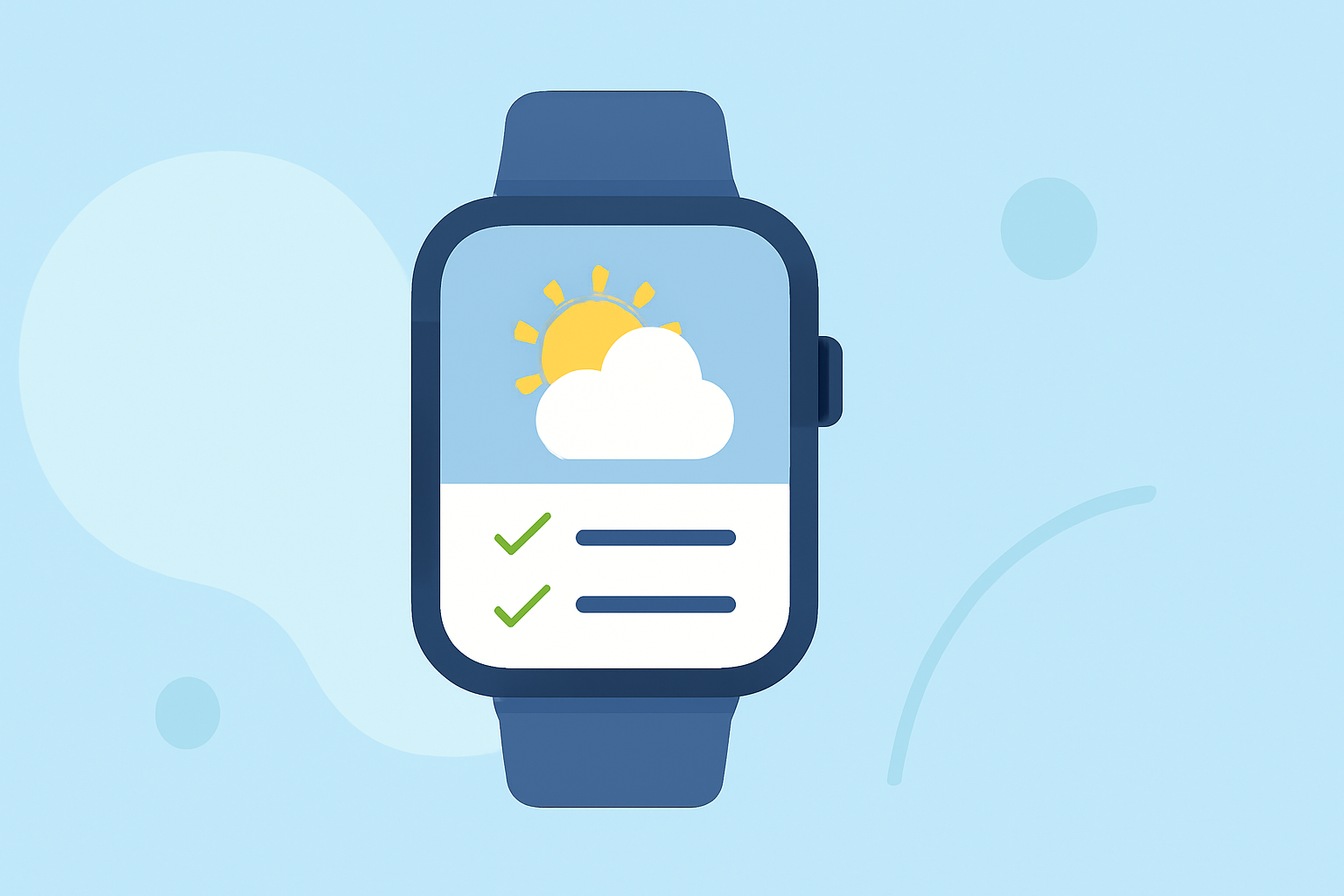 Weather for Outdoor Festivals Checklist on Wear OS