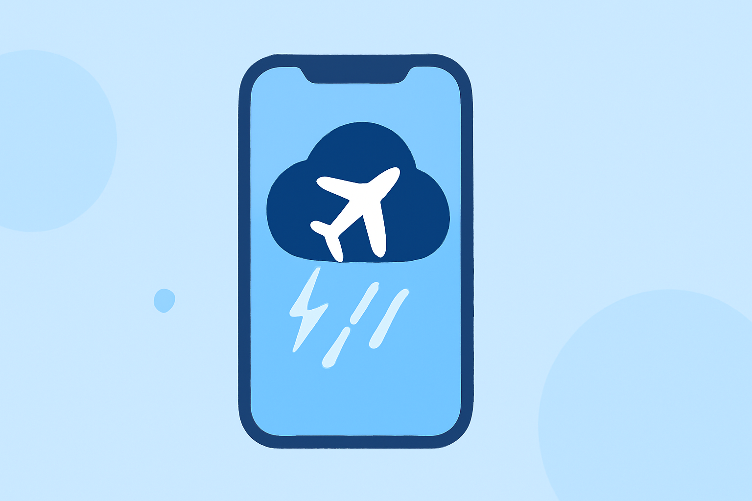 What to Do When a Storm Grounds Flights: A Guide for iPhone Users