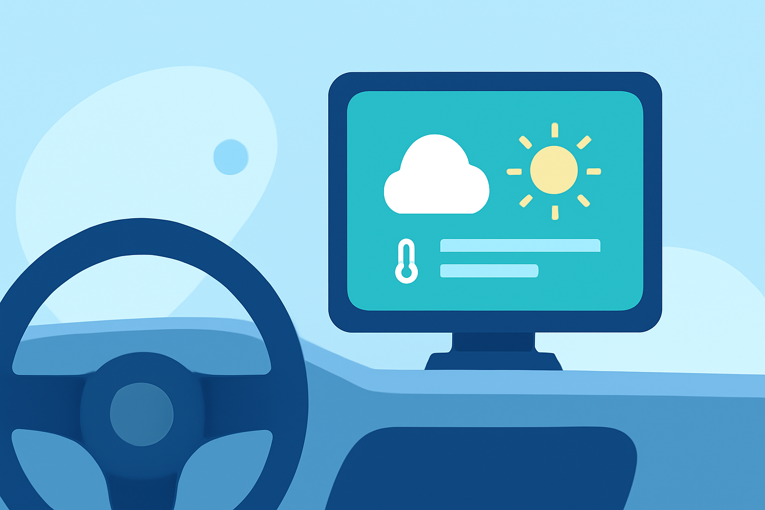 Optimizing In-Car Weather Workflows with Small Weather Widgets