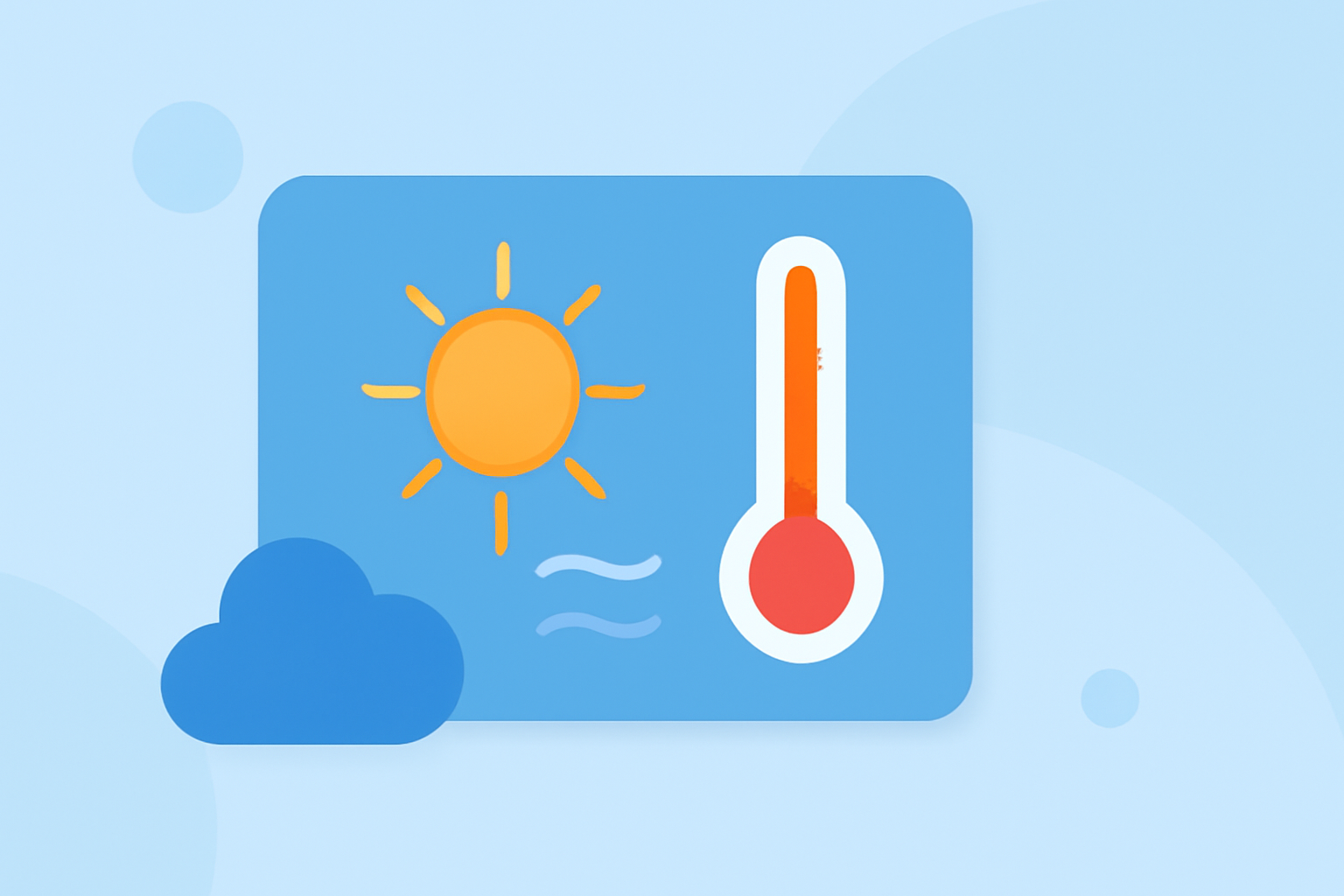 Weather Banner Styles Checklist During Heat Waves