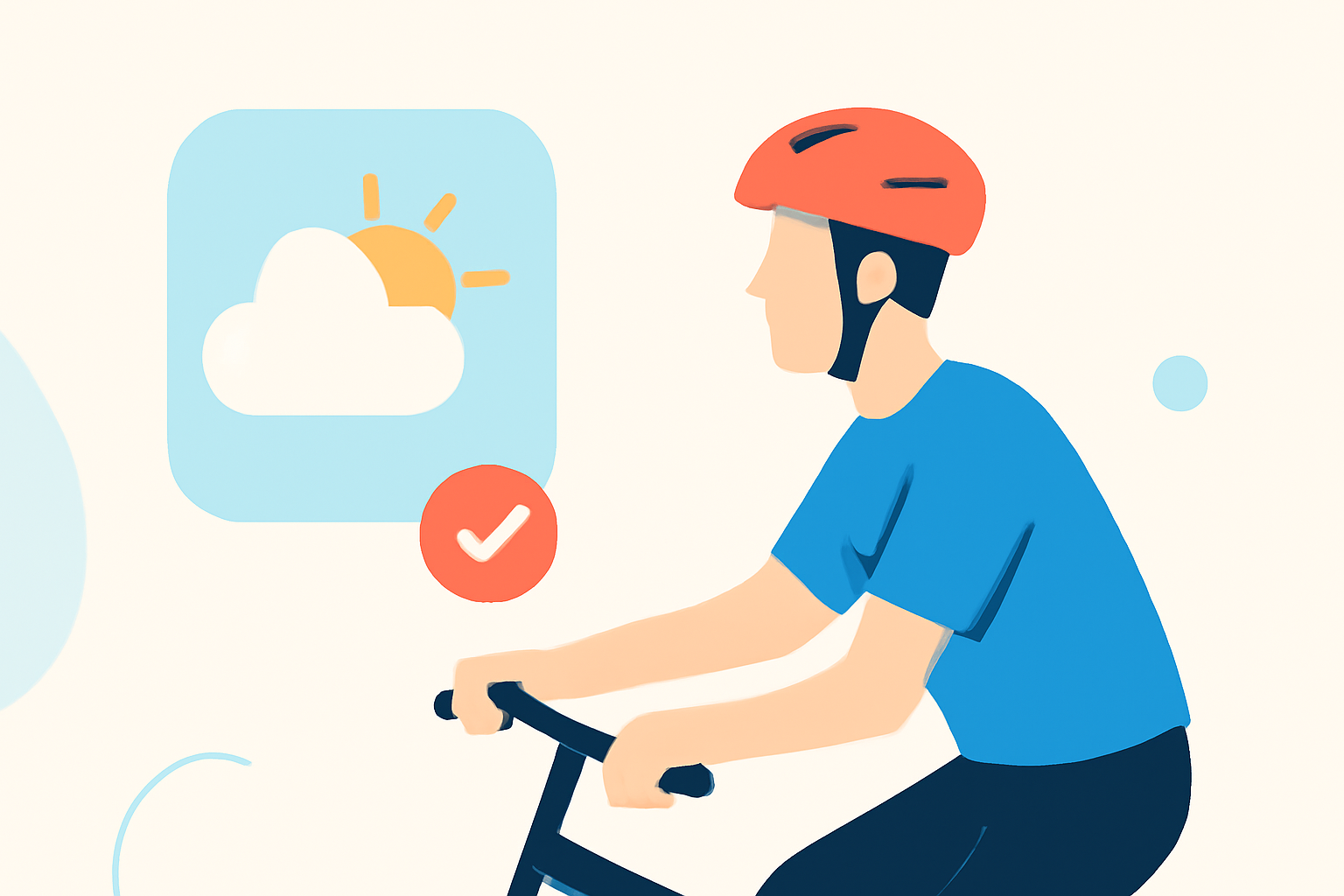 The Right Way to Plan for Cycling Based on Weather