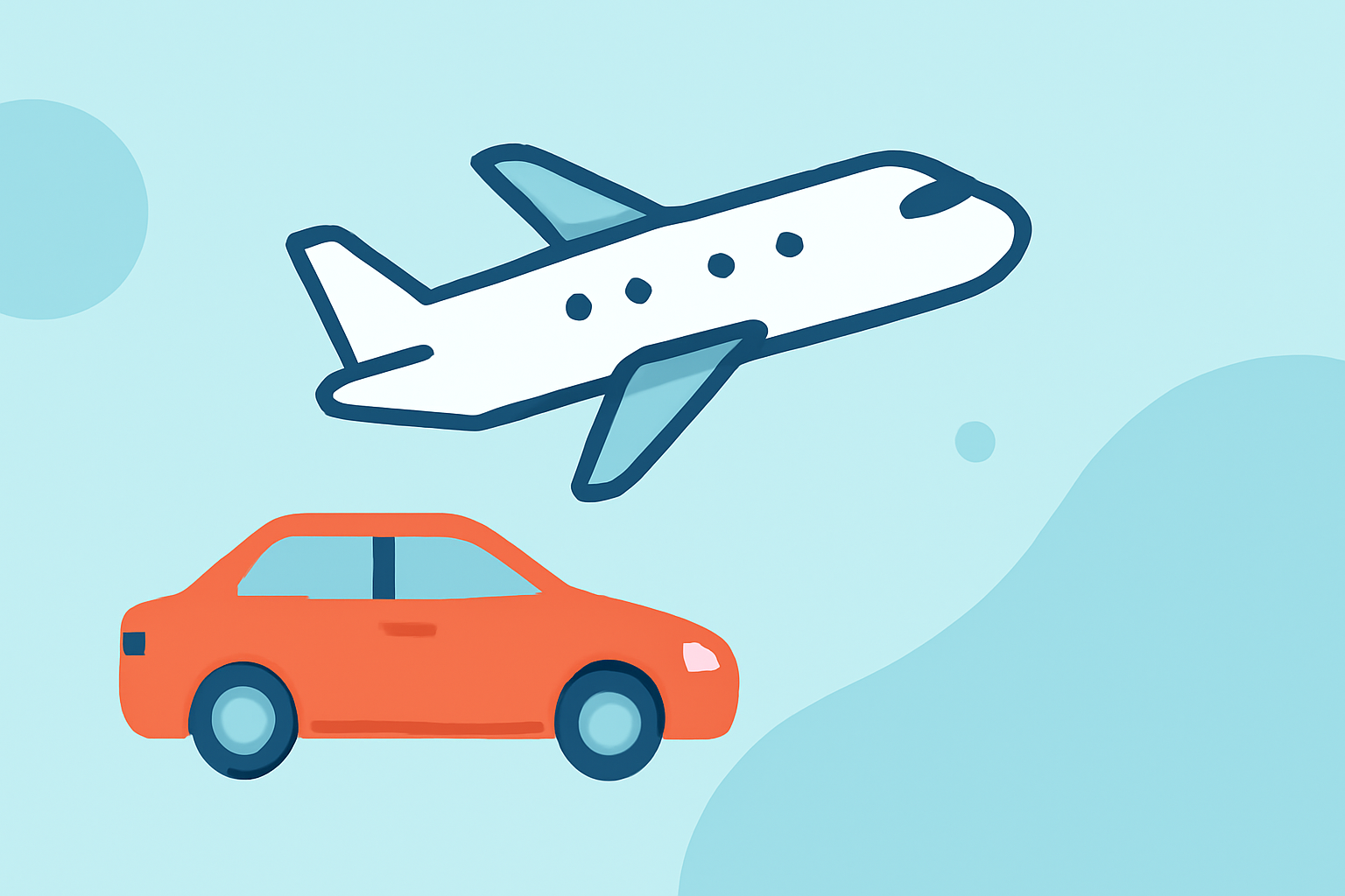Easy Weather for a Road-and-Air Trip for Cautious Flyers