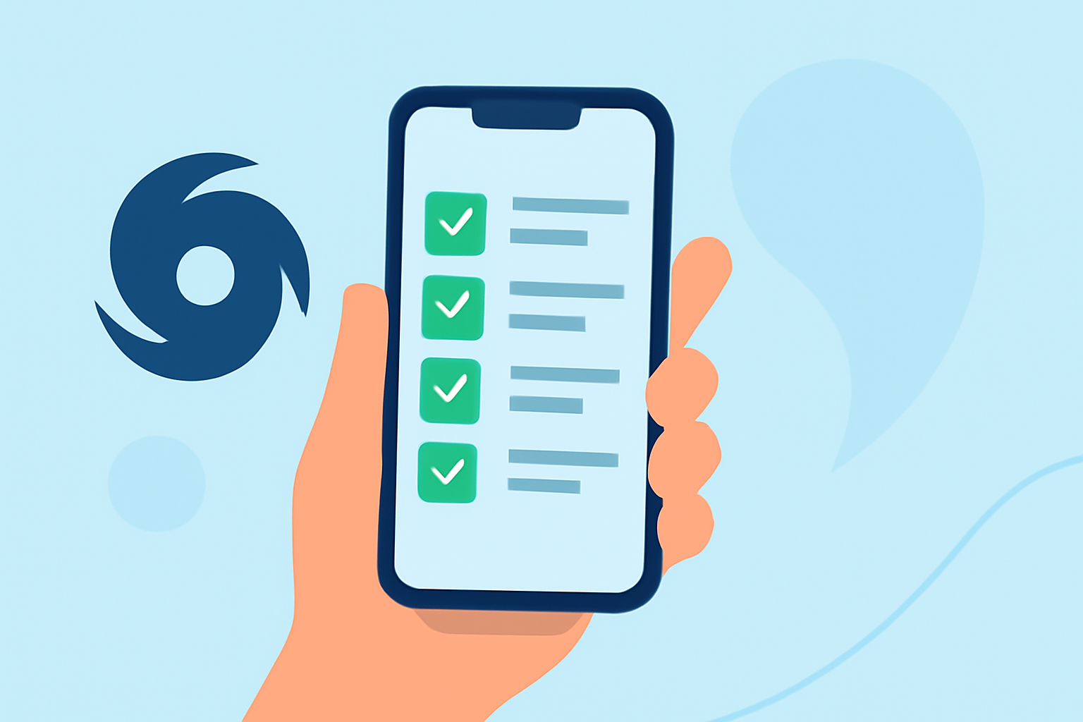 Your Essential Hurricane Categories Checklist on iPhone