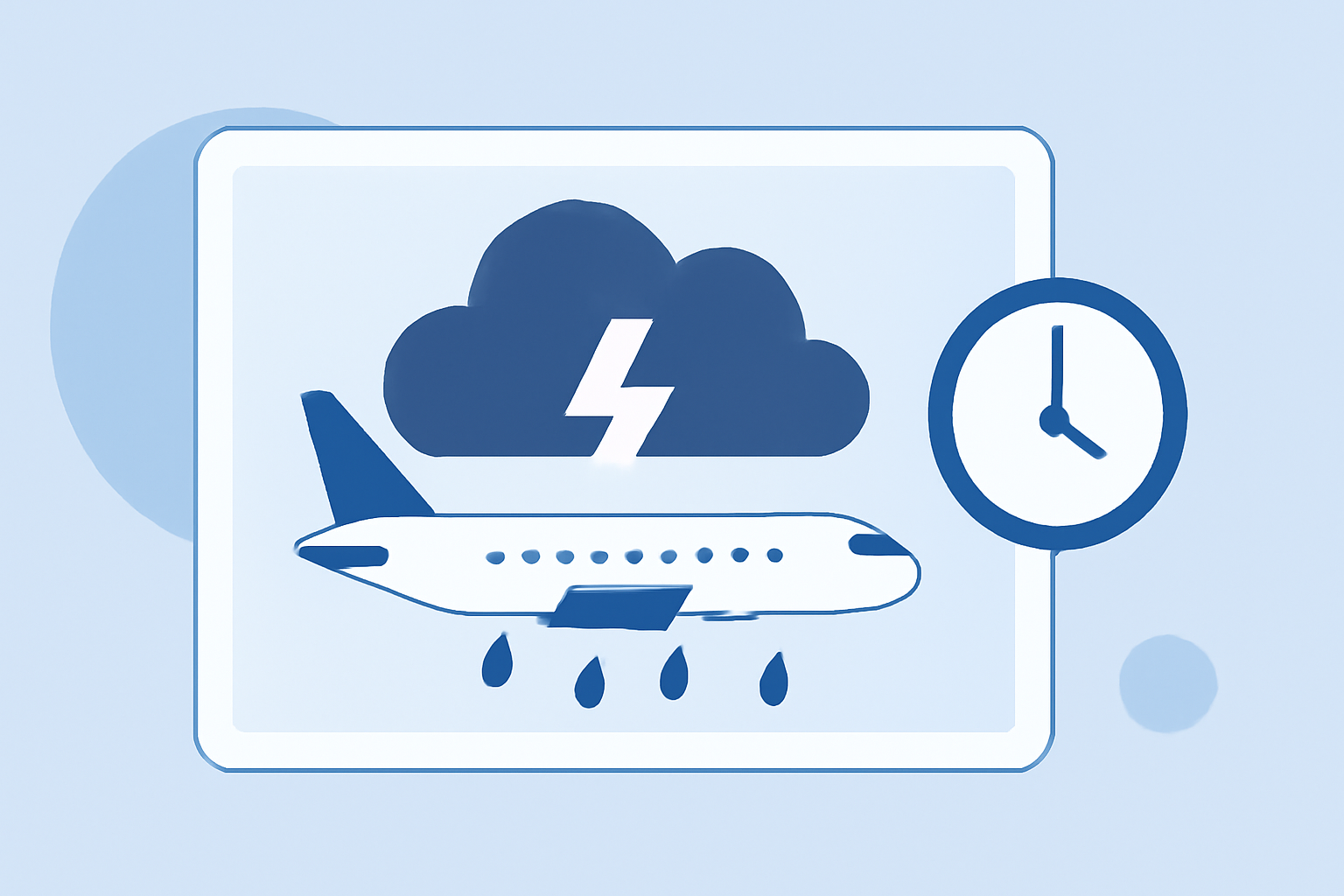 Timing Flights Around Storms: A Guide for Business Trips