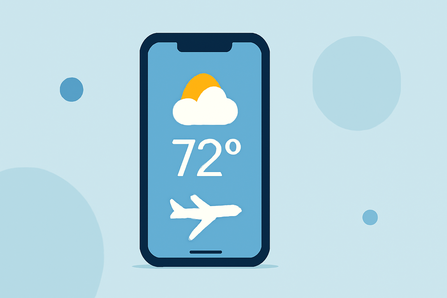 An Introduction to Weather at Your Arrival Airport on Mobile