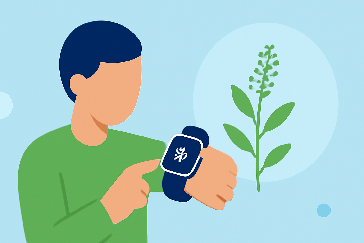 Managing Weed Pollen Allergies with Your Apple Watch