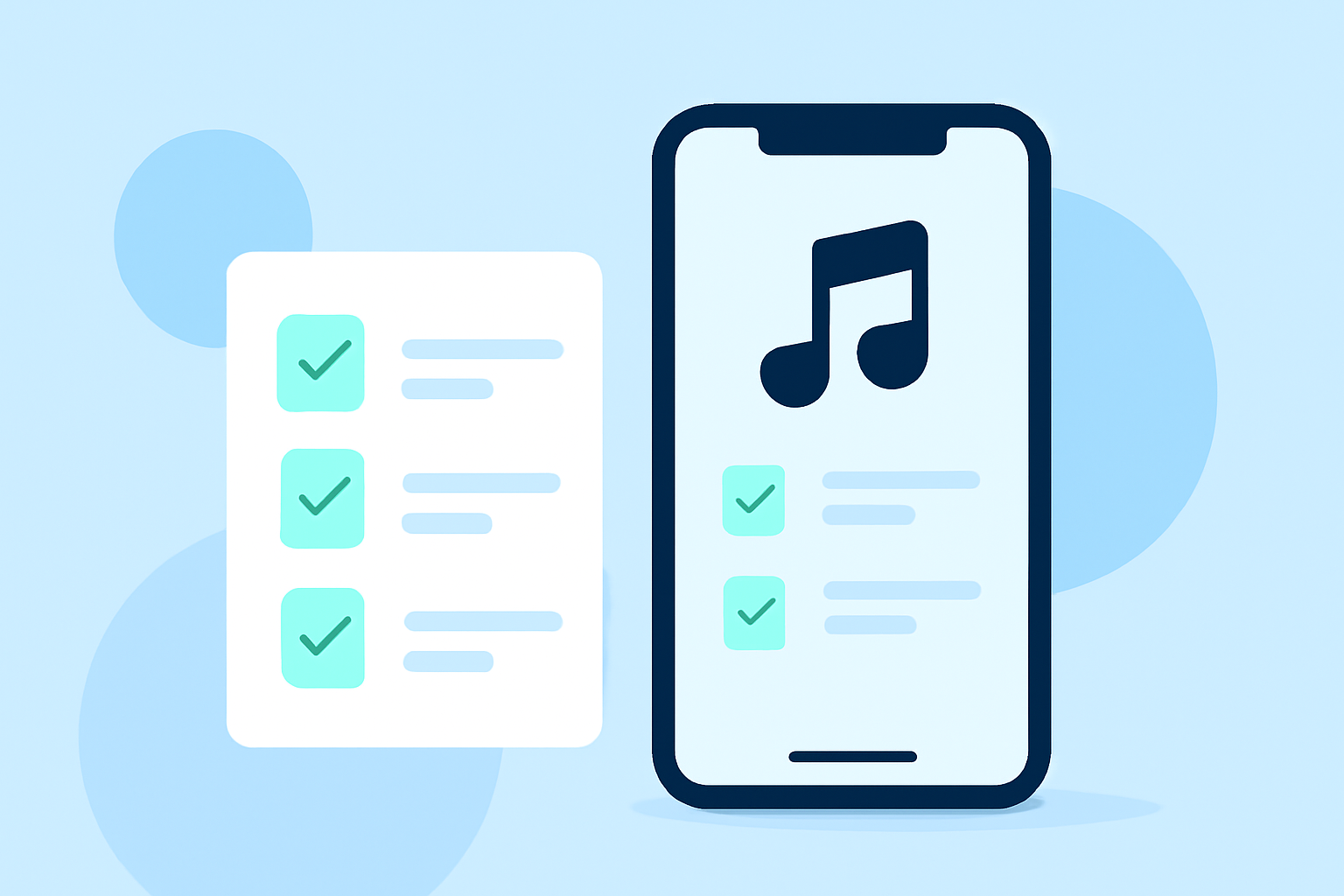 Creating a Trip Recap with a Music Checklist on iPhone
