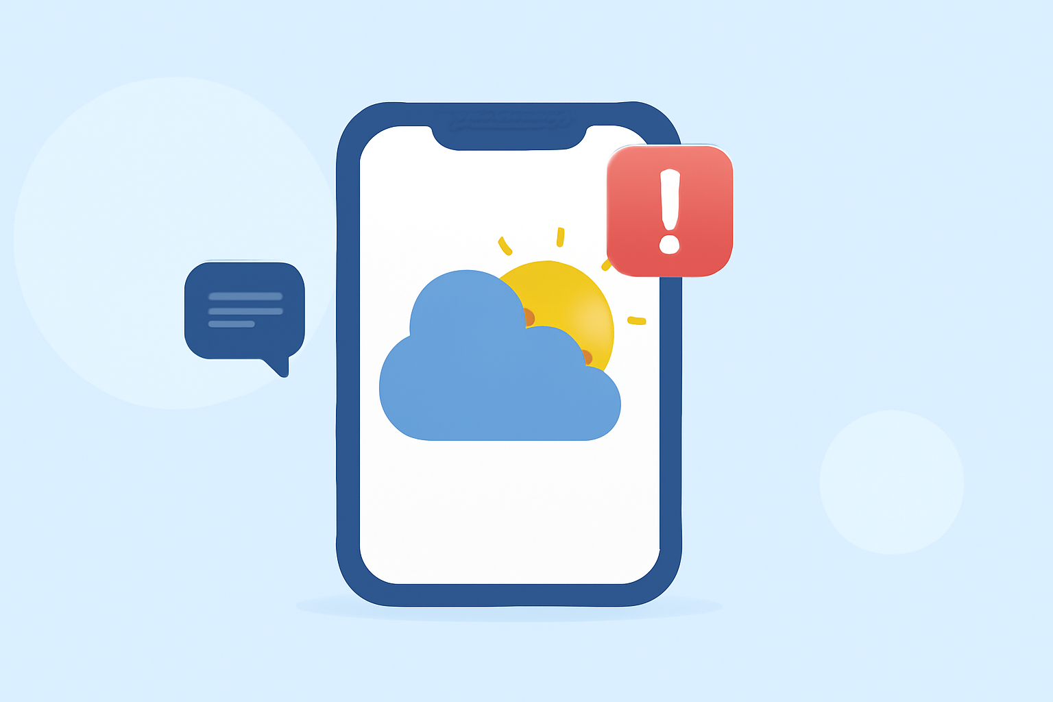 Weather Notification Badges for Beginners on iPhone
