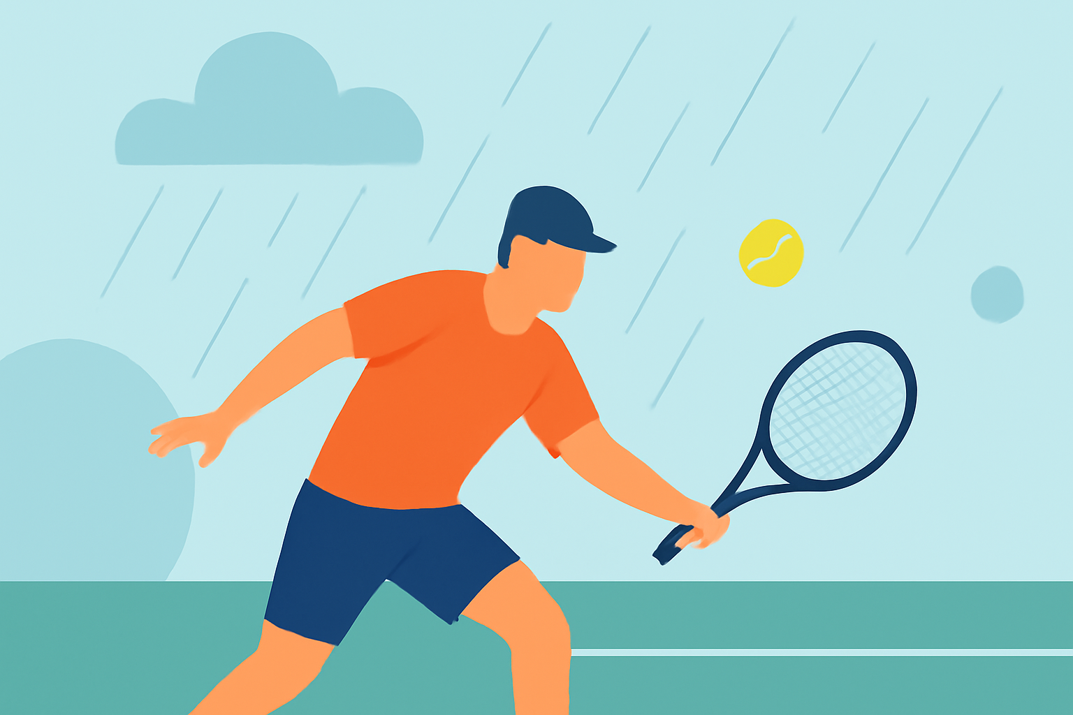 Mastering Tennis Techniques in Severe Weather Conditions