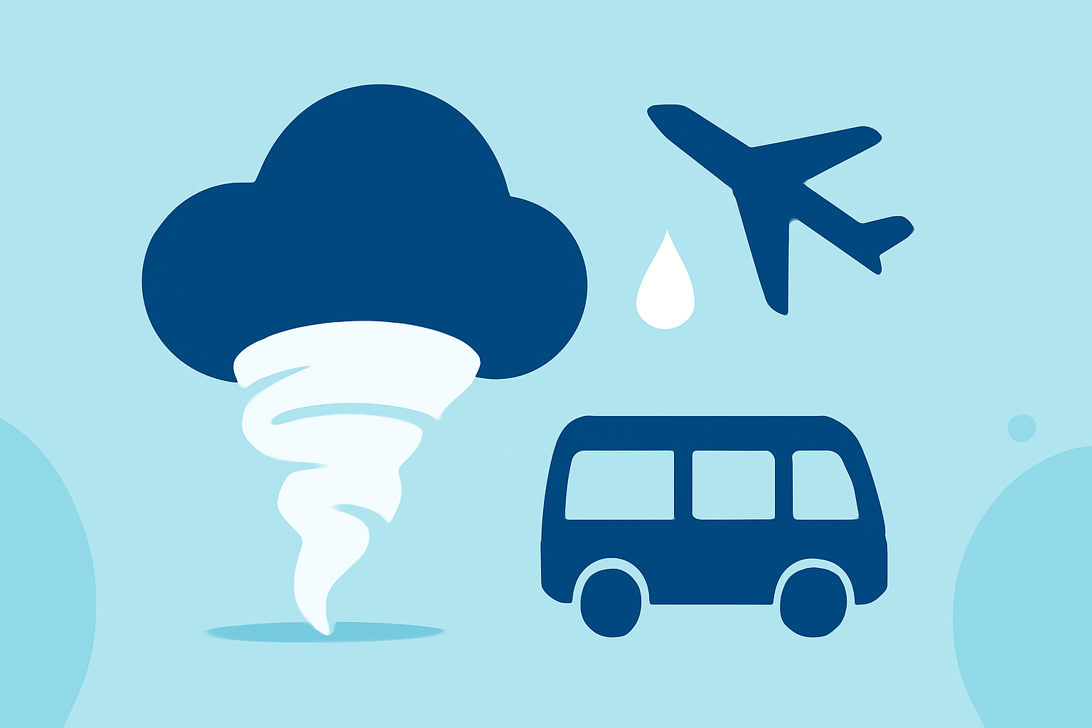 Understanding the Impact of Tropical Storms on Air and Road Travel