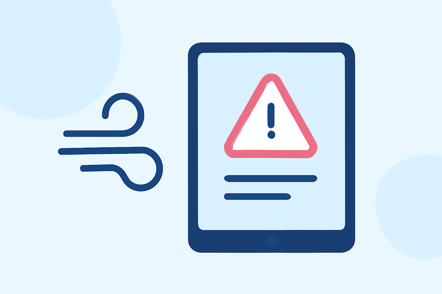 Understanding High Wind Alerts on Your iPad